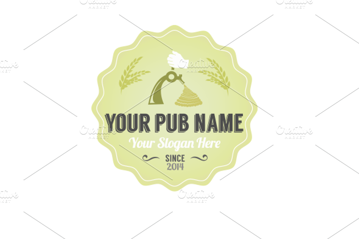 Draft Beer Label Logo, a Branding & Logo Template by LogoBuy (Photo 4 of 4)