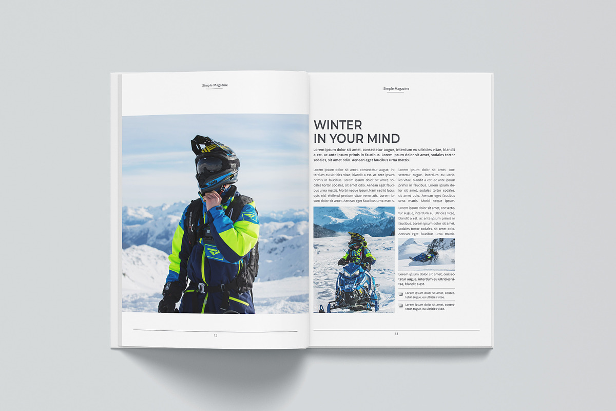 Natural Magazine Layout, a Magazine Template by obidullah_01 (Photo 8 of 13)