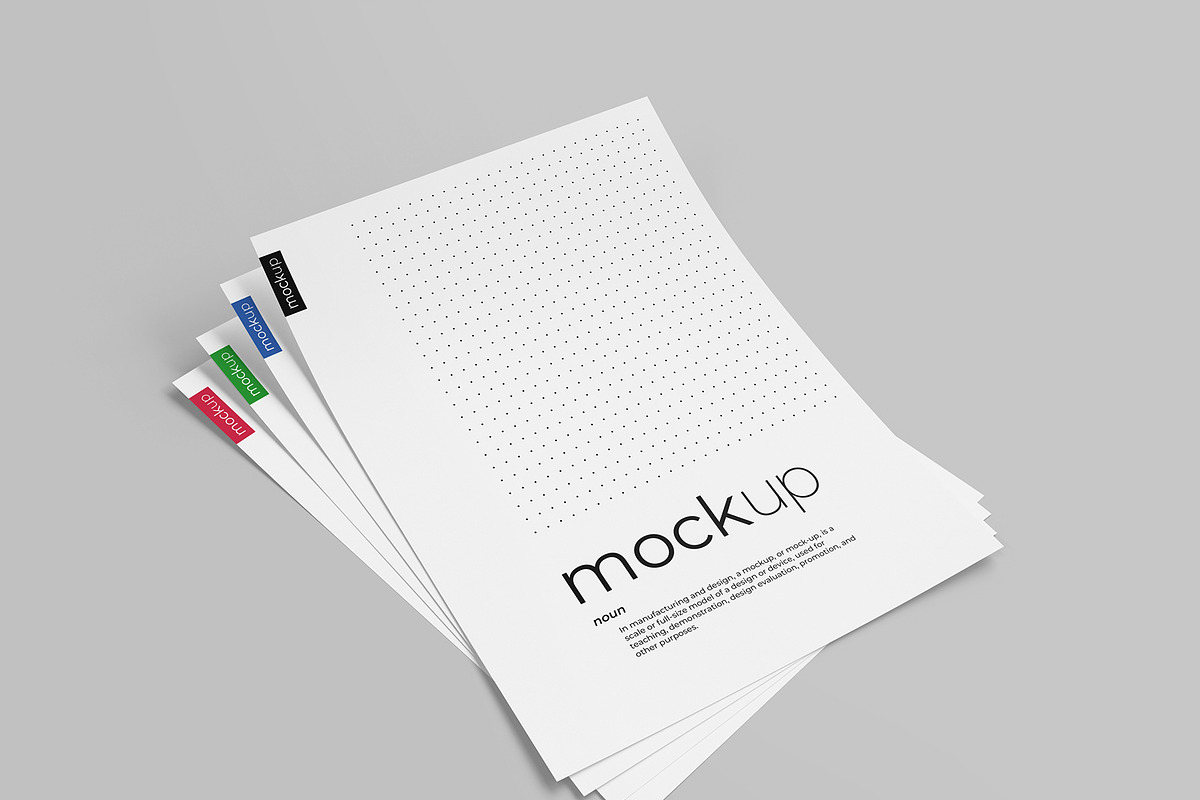 Flyer / Poster / CV Mockup 2, a Print Template by KIPET (Photo 6 of 11)