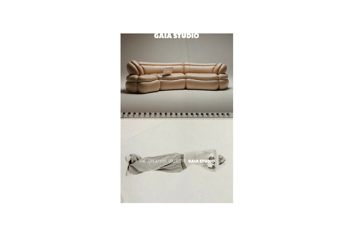 Modern Aesthetic Leather Sofa Photo, a Photo by Universo Gaia @doyougaia (Photo 2 of 4)