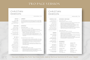 Moderm Resume Template - Christian, a Resume Template by AntDesignStudio (Thumbnail 3 of 9)