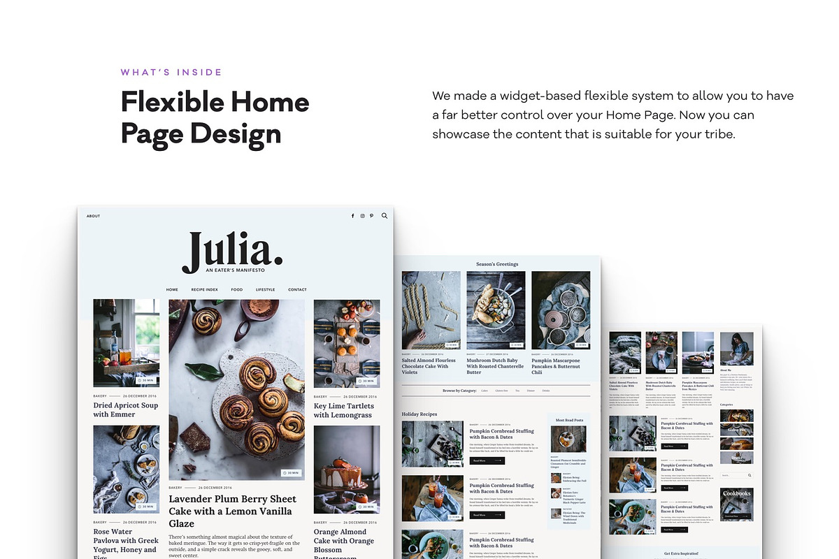 Julia - Food Blogging Theme, a WordPress Template by Pixelgrade (Photo 4 of 5)