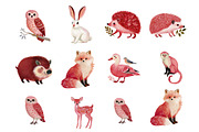 Forest Animals Clipart, an Illustration by DreamArtGraphic (Thumbnail 4 of 4)