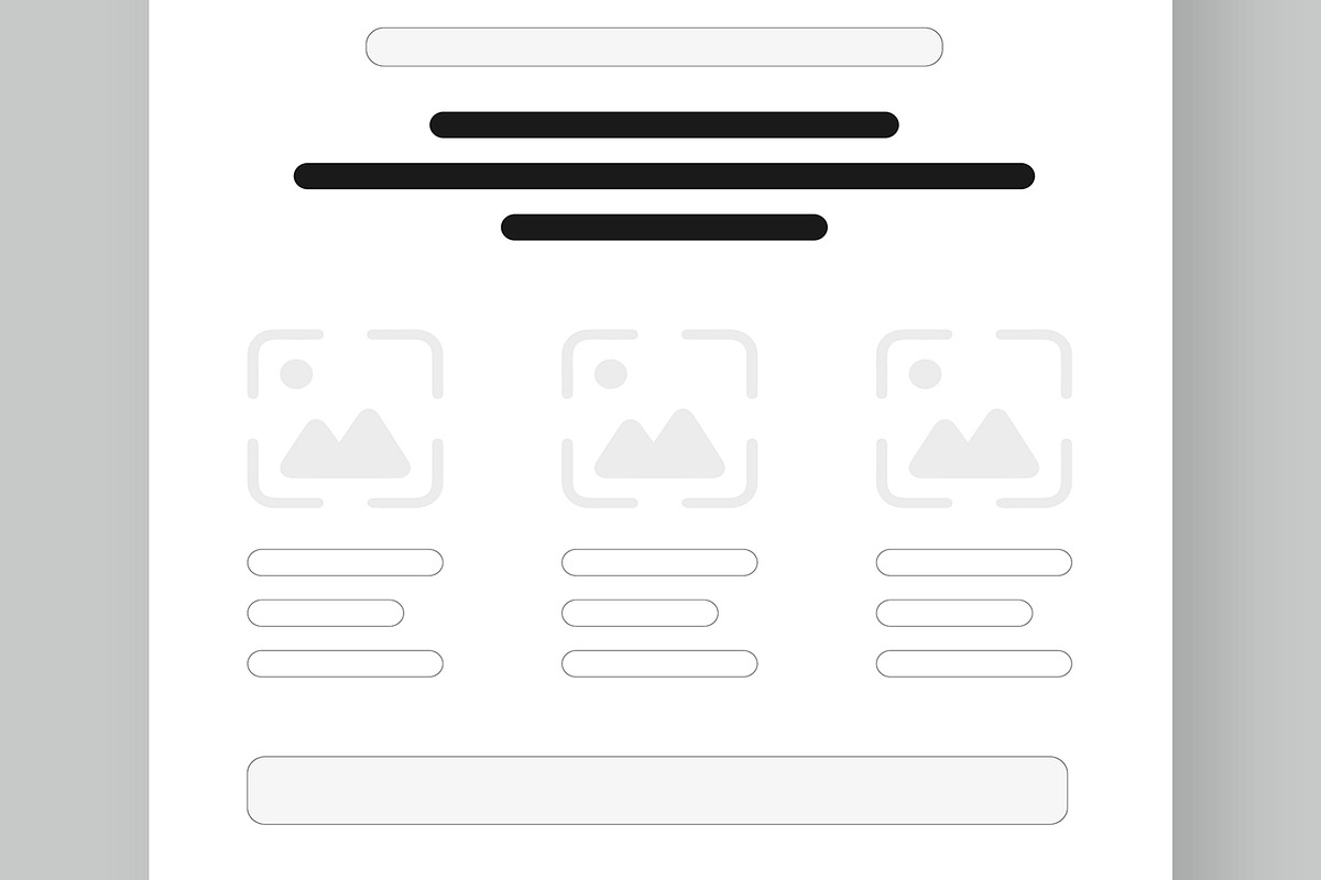 Website Wireframe Layout, a Wireframe Template by CreativeShaper (Photo 5 of 6)