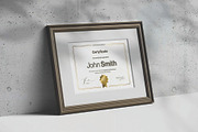 A4 Passe Partout Certificate Mockup, an Advertising Mockup by DesignRushMarket (Thumbnail 12 of 13)