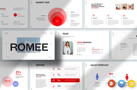 Romee Business Presentation Template, a Presentation Template by evgenystudio