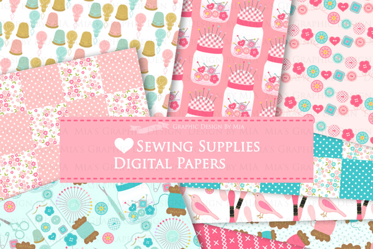 Sewing, Love Sewing Supplies, an Illustration by Mia's Graphic Design (Photo 8 of 9)