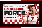 Volleyball YouTube Thumbnail Pack, a Social Media Template by OnurDemircan (Thumbnail 3 of 6)