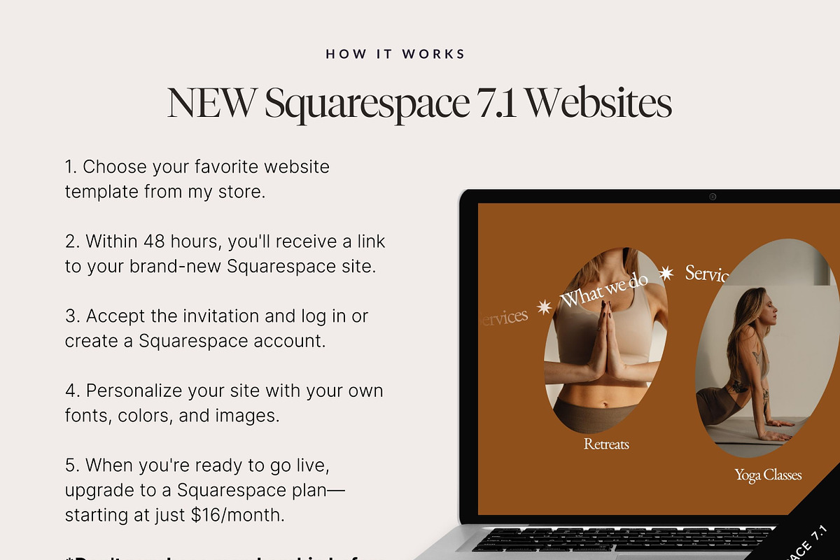 Squarespace Website Template Boho, a Squarespace Template by MartaLebre (Photo 7 of 11)