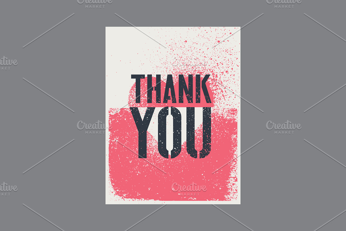 Thank You grunge vector cards set., a Background Graphic by PoPaShop (Photo 8 of 9)