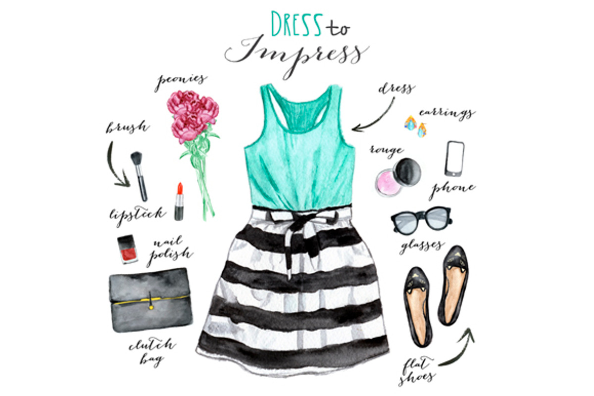 Set of fashion illustrations, an Illustration by SoNice (Photo 5 of 5)