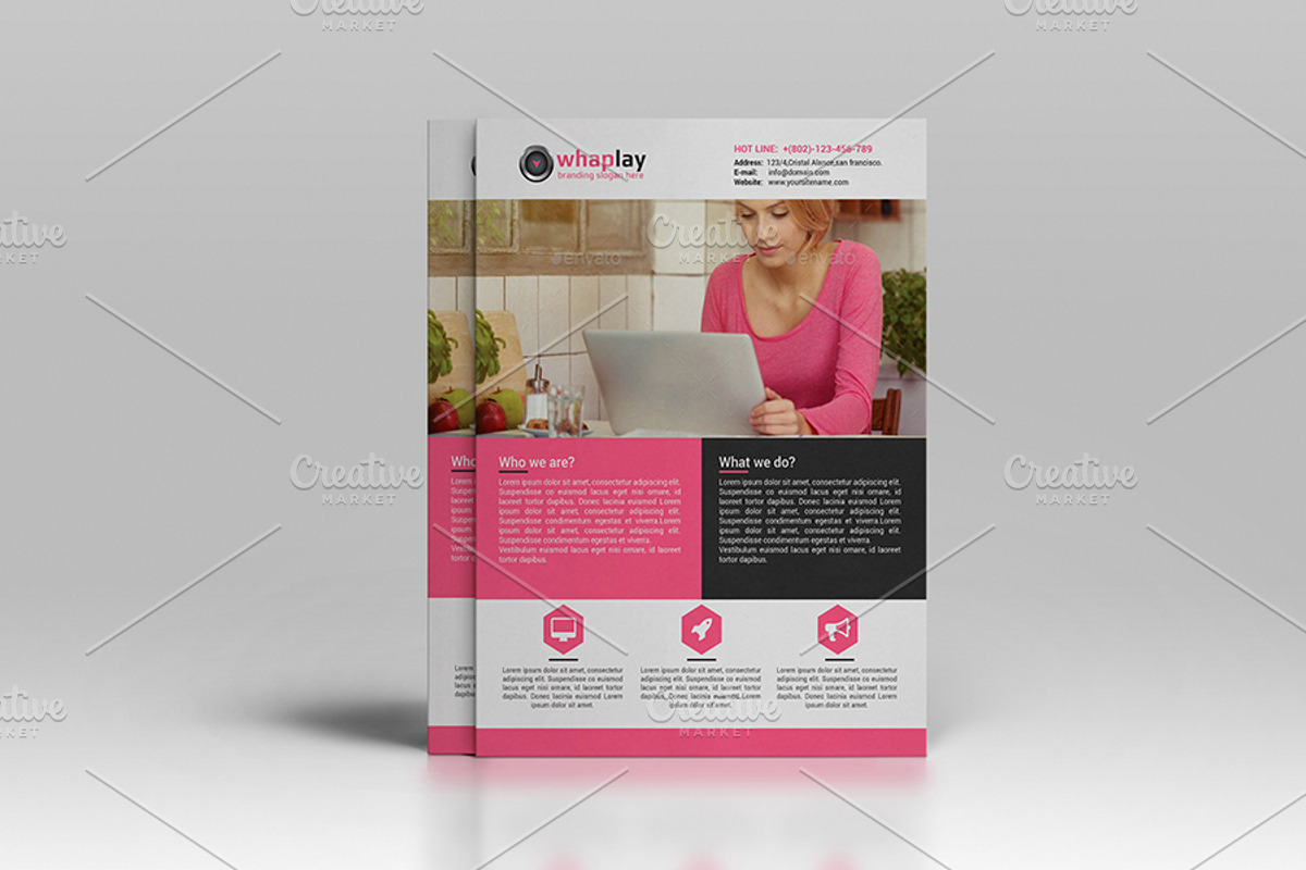 Corporate Flyer- MS word, a Flyer Template by Cristal Pioneer (Photo 7 of 17)