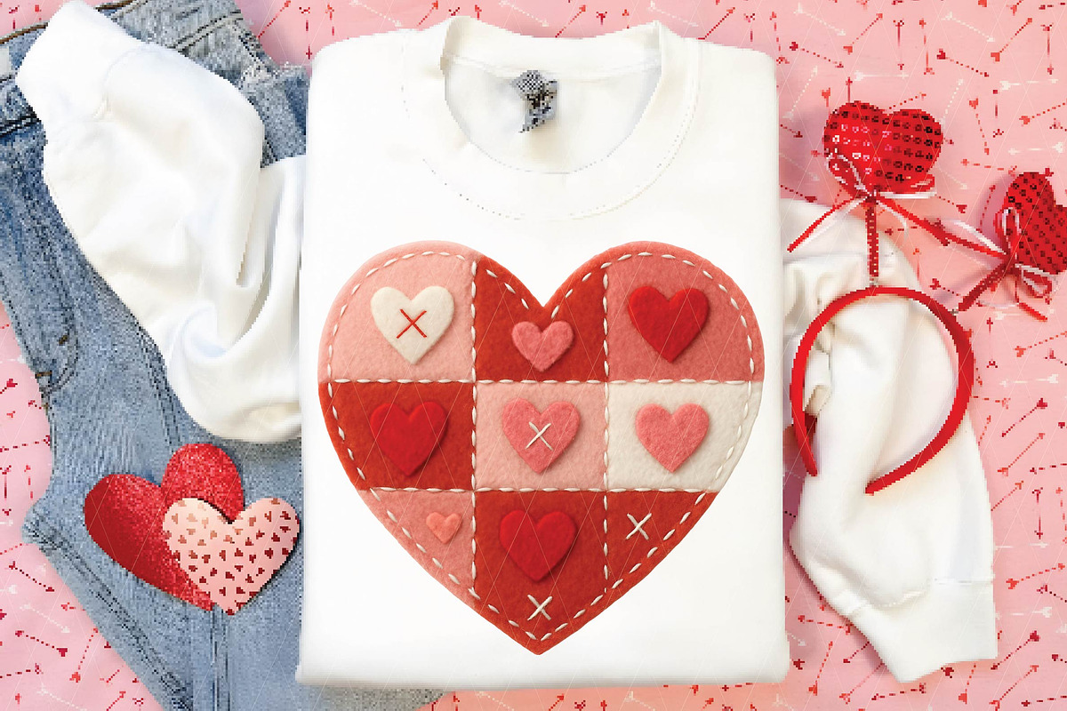 Latch Hook Patchwork Valentine Heart, an Illustration by DreamPrint404 (Photo 4 of 8)