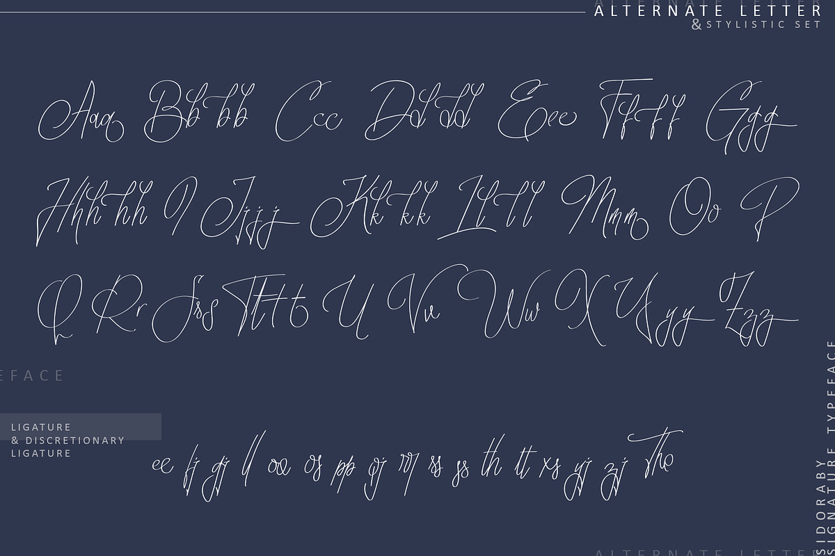 Sidoraby, a Script Font by ilhamtaro (Photo 9 of 10)