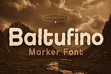 Baltufino Bold Handwritten Marker