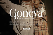 Goneva - Modern Serif Typeface Font, a Serif Font by Flawless And Co (Thumbnail 4 of 10)
