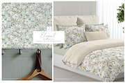 Butterfly and Magnolias Pattern, a Pattern Graphic by bhldesigns (Thumbnail 3 of 7)