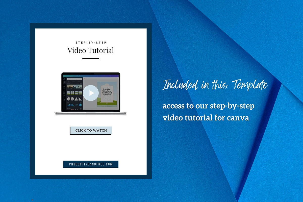 Four Page Media Kit in Navy Blue, a Templates & Theme by ProductiveandFree (Photo 9 of 14)