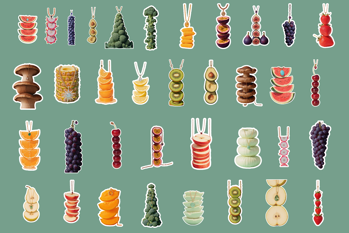 Fruit Jewelry Editorial Art, an Object Graphic by Jakayla Digital Co (Photo 9 of 10)