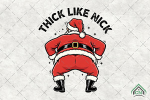Funny Santa Christmas Shirt PNG, an Illustration by Craft Nest
