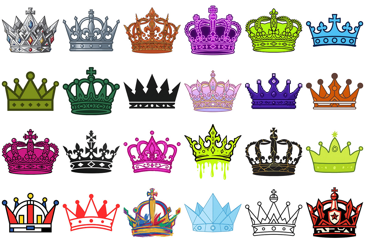 Crowns Clipart, an Object Illustration by Forhadx5 (Photo 4 of 8)