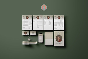 Minimalist Brown Coffee Resume Canva