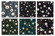 Felt Embroidered Dandelions Papers, a Texture Graphic by Dream Creation (Thumbnail 5 of 7)