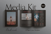 DARK MODE | Media Kit Canva Template, a Magazine Template by Sierra Creative Studio (Thumbnail 1 of 9)