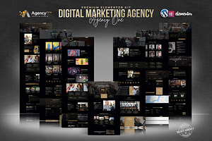 Agency One -Agency Elementor Pro Kit