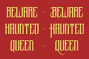 Alaftar Display Font, a Blackletter Font by Maulana Creative (Thumbnail 3 of 7)