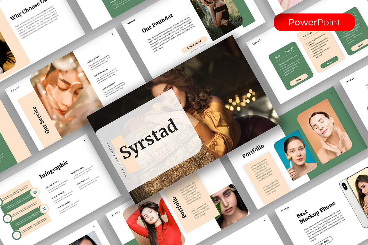 Syrstad – PowerPoint Template, a Presentation Template by kreatifreya (Photo 1 of 5)