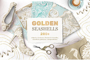 Golden Seashells Collection, an Object Graphic by ilonitta (Thumbnail 18 of 19)