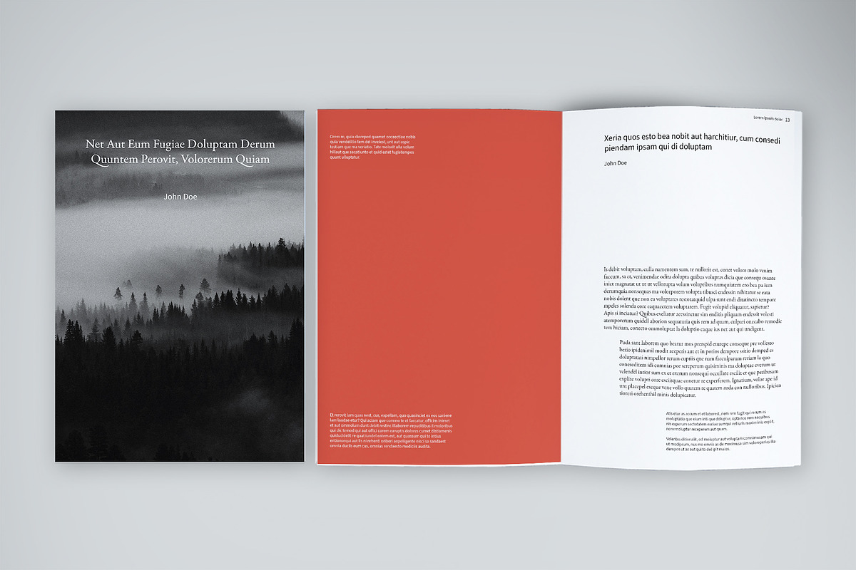 Warm Minimalist Editorial Template, a Print Template by McLittle Stock (Photo 5 of 5)