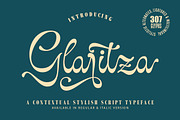Glaritza Script, a Script Font by Suza Studio (Thumbnail 1 of 10)