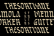 SFC Sortvane, a Blackletter Font by Skilline Supply Co. (Thumbnail 13 of 15)