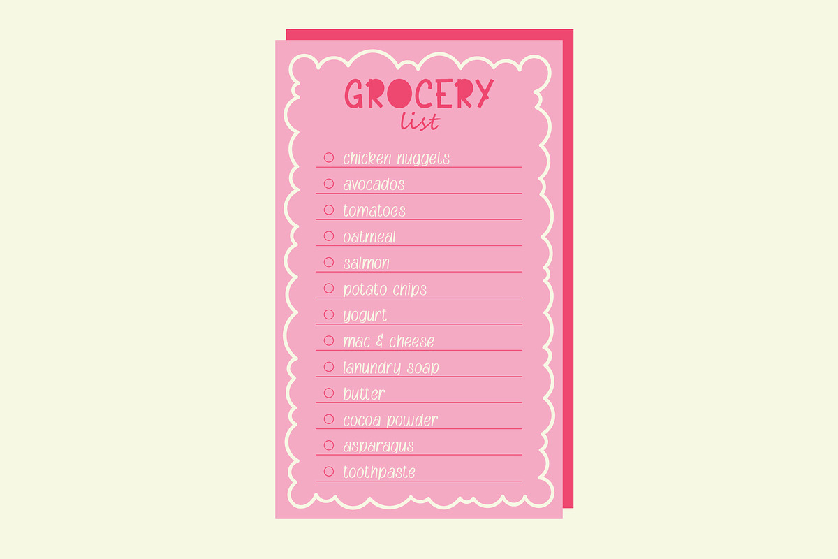 PGR Strawberry Sorbet, a Handwritten Font by Pikgura (Photo 2 of 9)