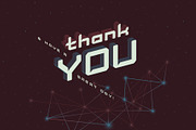 Lost in space. Futuristic typeface, a Symbol Font by Gleb Guralnyk (Thumbnail 5 of 5)
