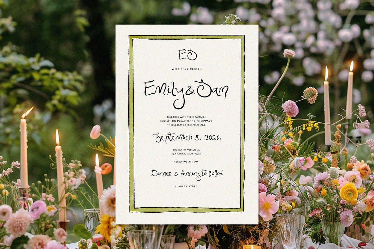 Hand Drawn Tuscany Wedding Clipart, an Illustration by Calamar Studio (Photo 16 of 23)