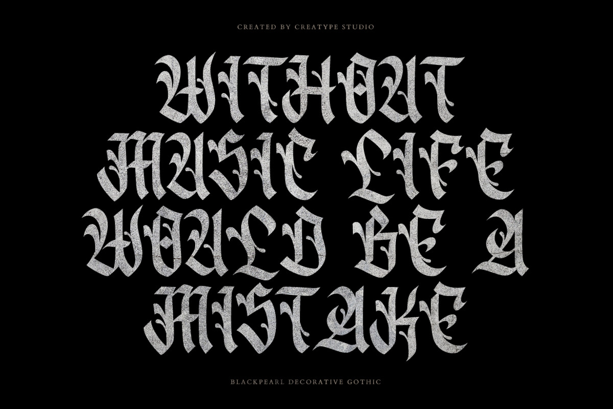 Blackpearl Gothic Business Font, a Font by Creatype Studio (Photo 8 of 10)