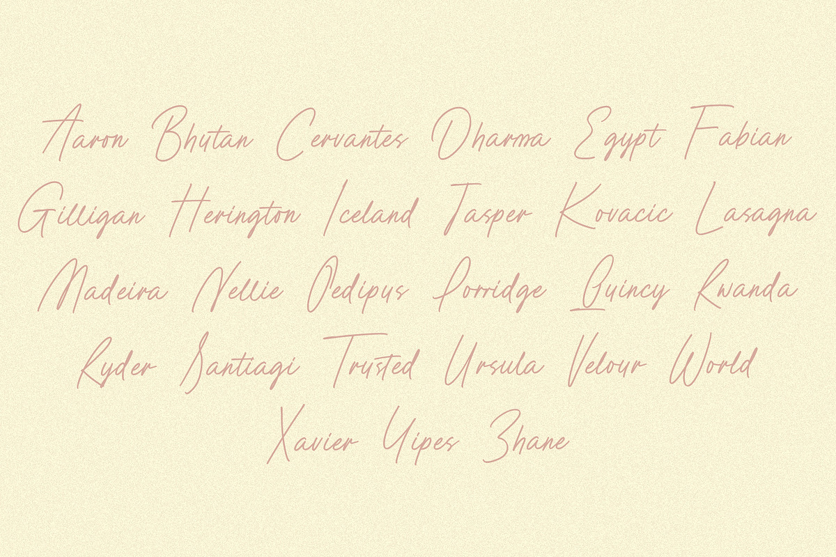 Nolgatine Script Font, a Handwritten Font by Arendxstudio (Photo 7 of 9)