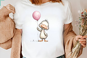 Whimsical Summer Beach Duck Clipart, an Illustration by CreationArt (Thumbnail 4 of 7)