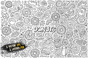 Donuts Objects & Elements Set, an Object Graphic by BALABOLKA (Thumbnail 3 of 4)