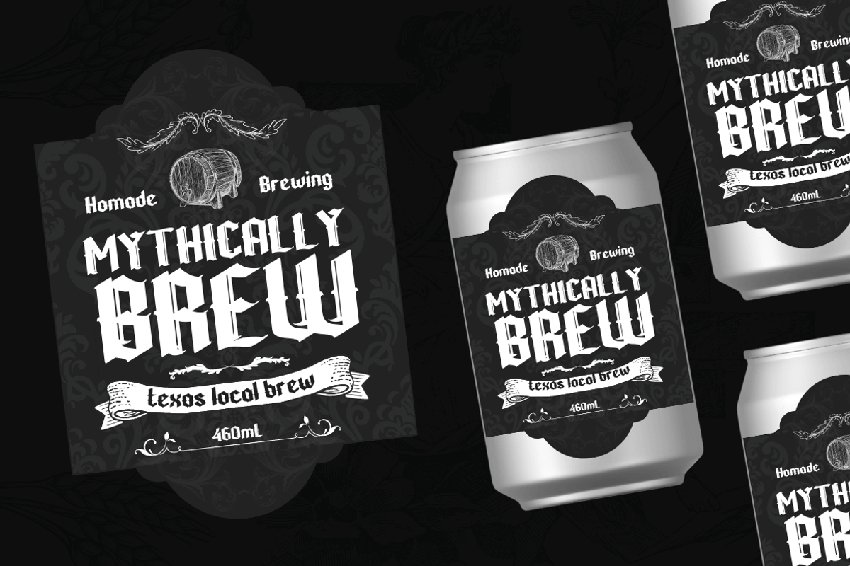WUSHIN Blackletter font, a Blackletter Font by twinstd (Photo 8 of 13)