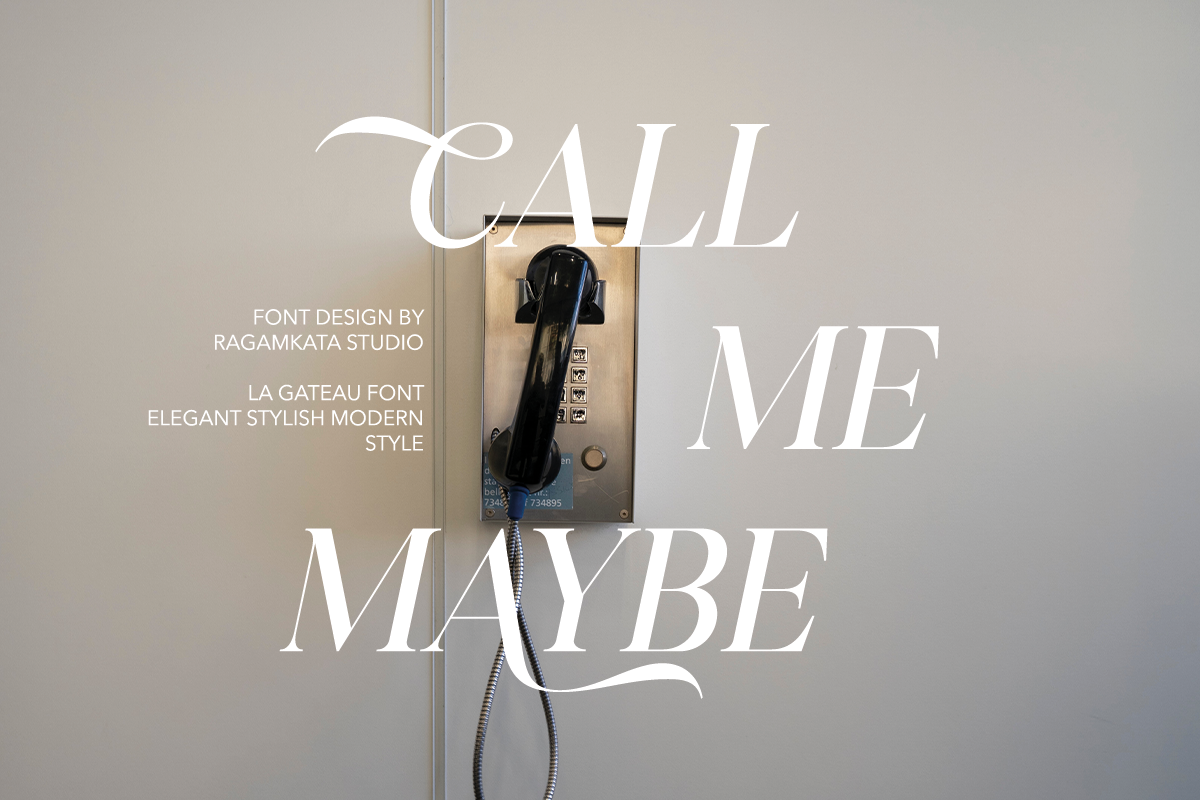 La Gateau - Elegant & Stylish Font, a Serif Font by RagamKata (Photo 8 of 12)