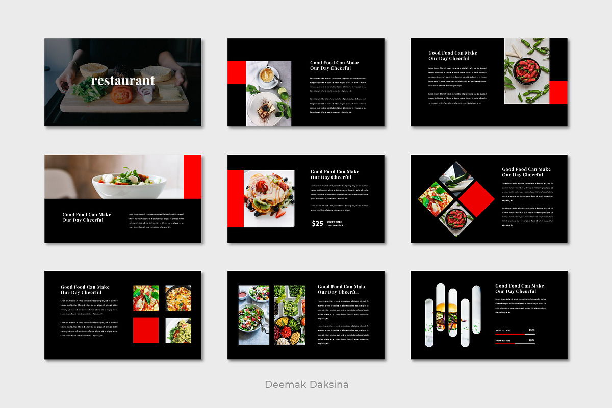 RESTAURANT - Powerpoint Template, a Presentation Template by Deemak Daksina