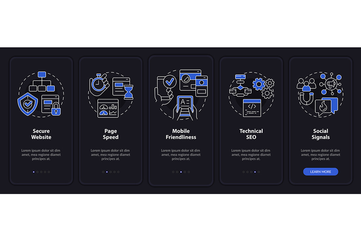 SEO ranking factors app pages, a Templates & Theme by IMG Visuals