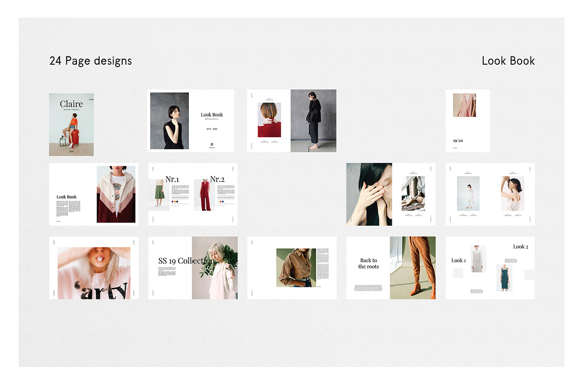 LookBook Minimal Fashion Template, a Magazine Template by Wild Ones (Photo 12 of 13)