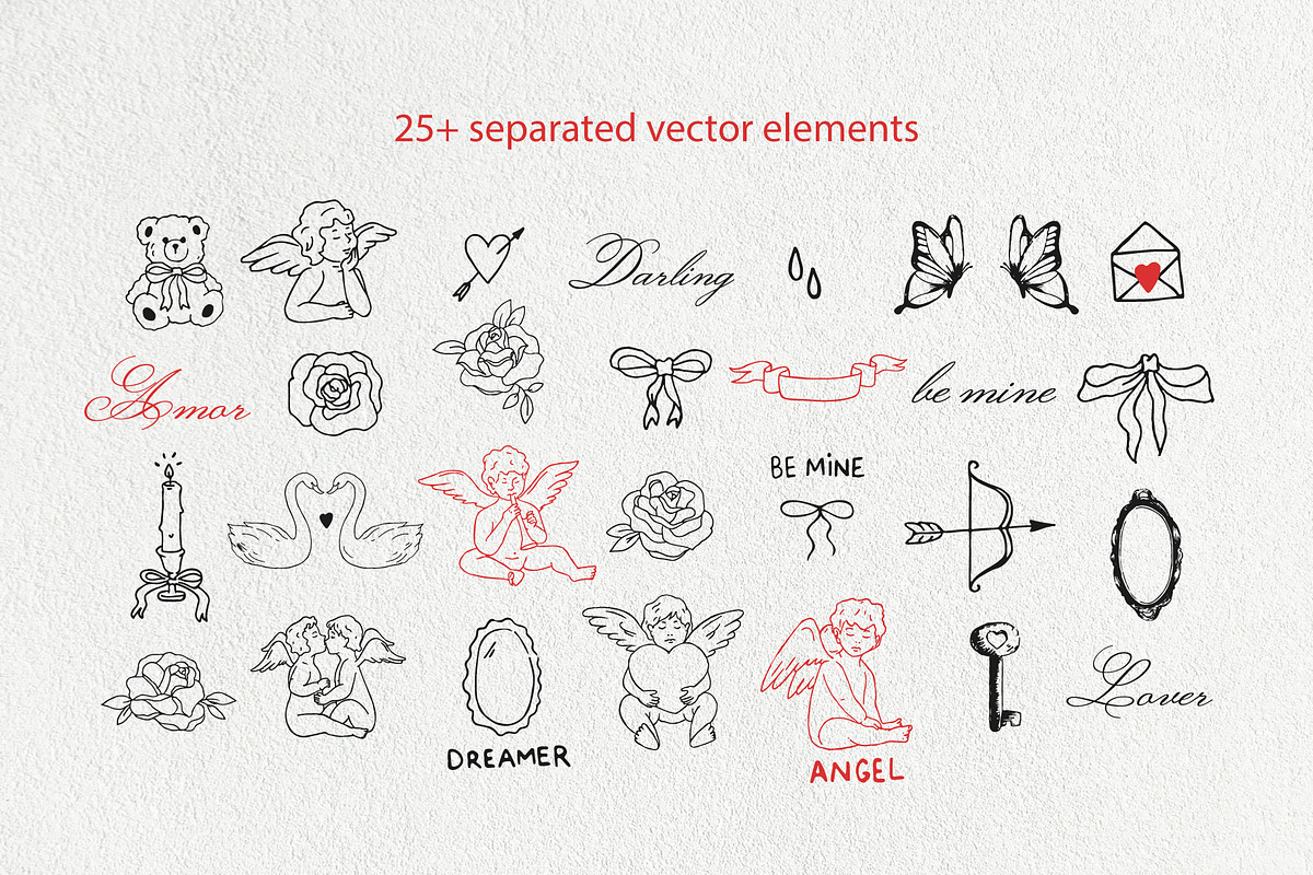 Amore Valentines day Cupid, a Seasonal Illustration by yabluko_draws (Photo 3 of 6)