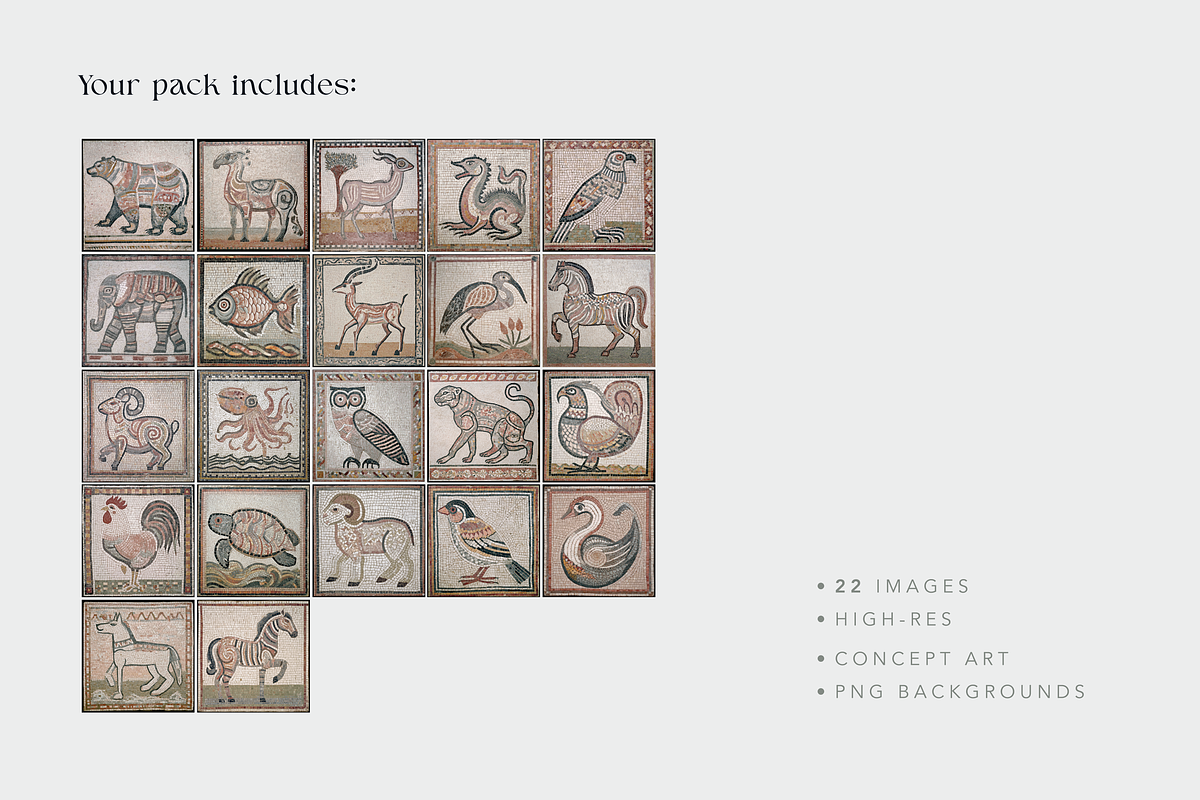 Mosaic Animals, an Animal Illustration by Picturesque Stories (Photo 6 of 7)