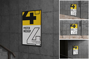 Poster Mockup, a Product Mockup by MrLetters